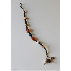 Skull candy hair wrap macrame